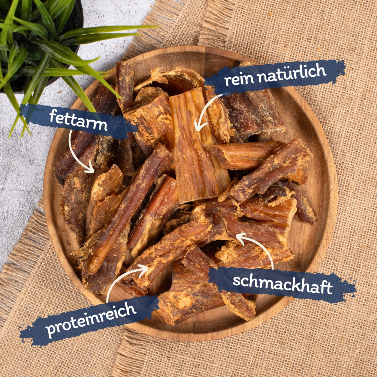 Lyra Pet Rindernackensehnen 1 - 7 cm 1 kg