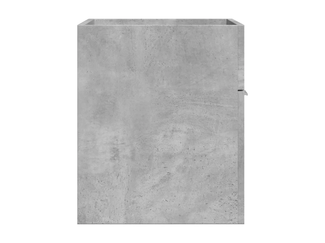 Armoire d'évier Gris béton 60x38,5x46 cm Aggloméré
