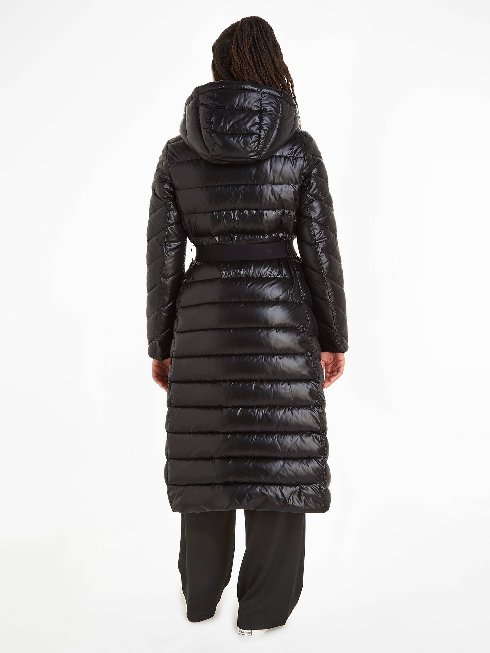 CALVIN KLEIN| Damen Steppmantel ESS BELTED PADDES LW MAXI COAT