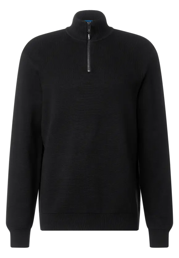 Troyer Strickpullover - Black