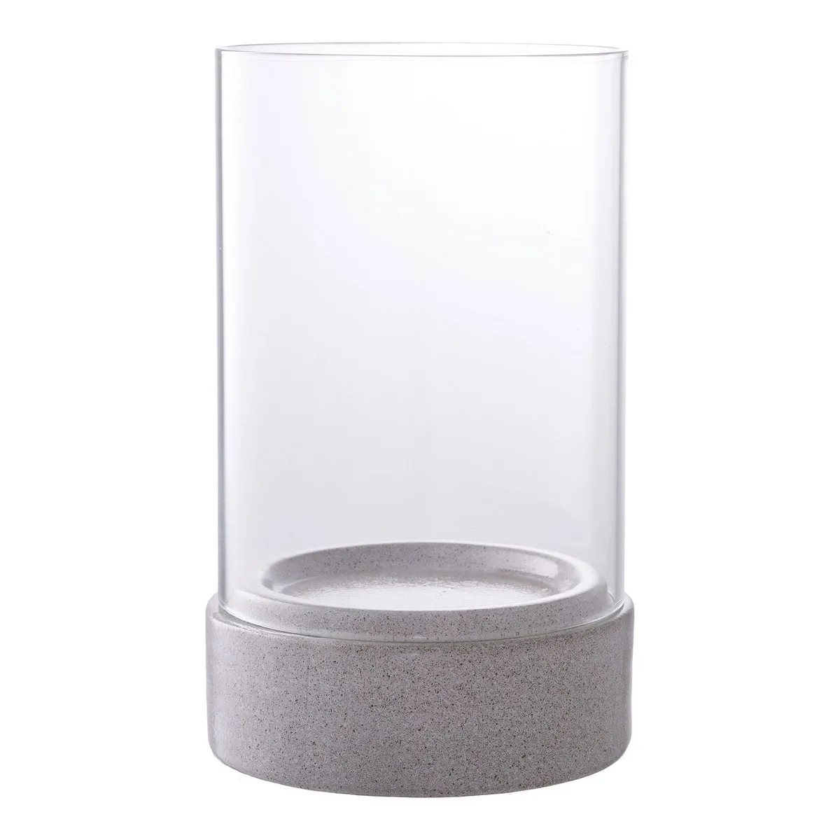 Bougeoir Epikasa Hurricane - Gris Verre