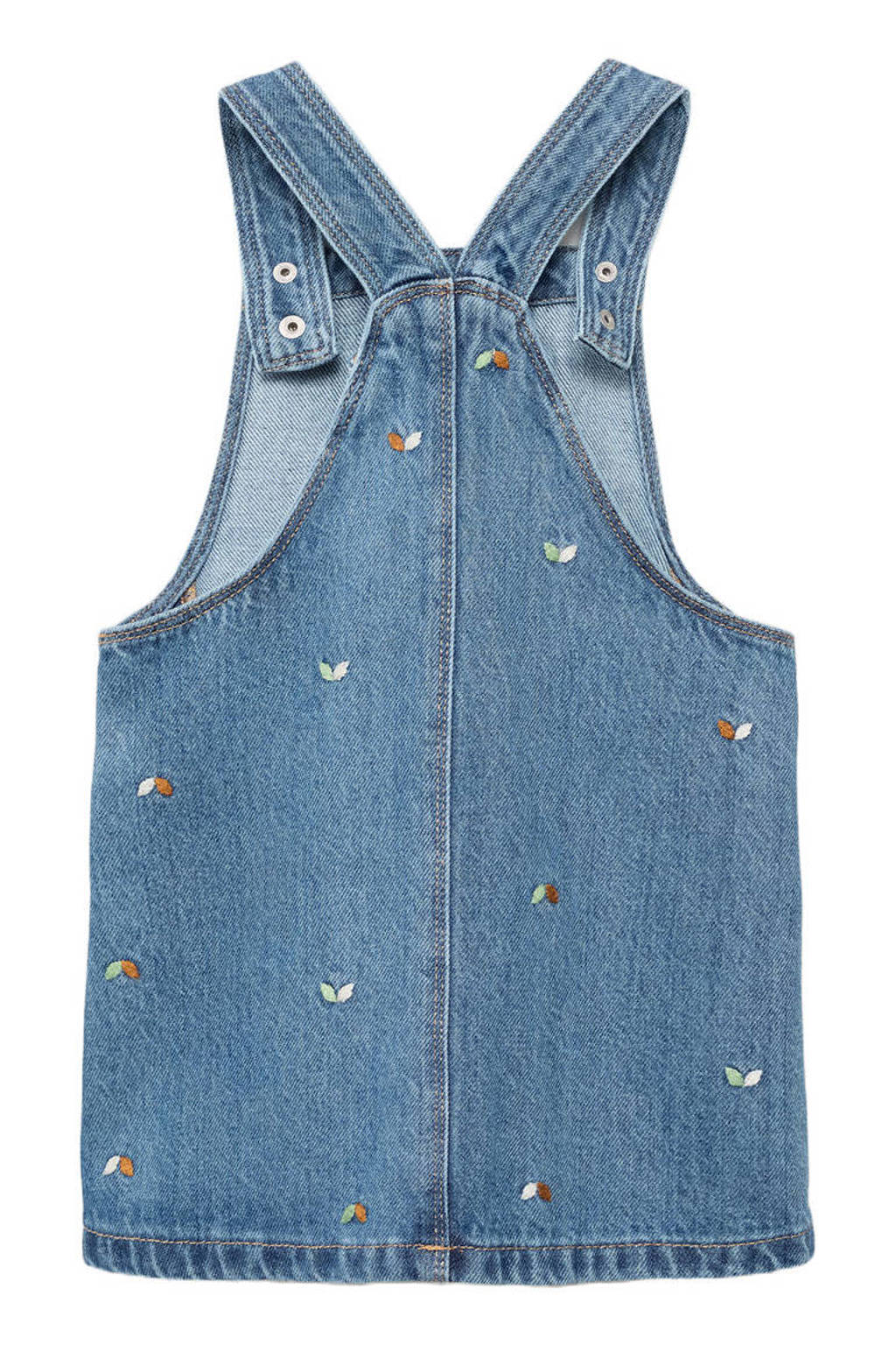 Mango Kids denim spijkerjurk medium blue denim