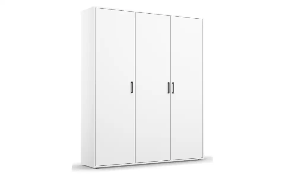 Drehtürenschrank ohne Absetzung 140 cm 3 Stück