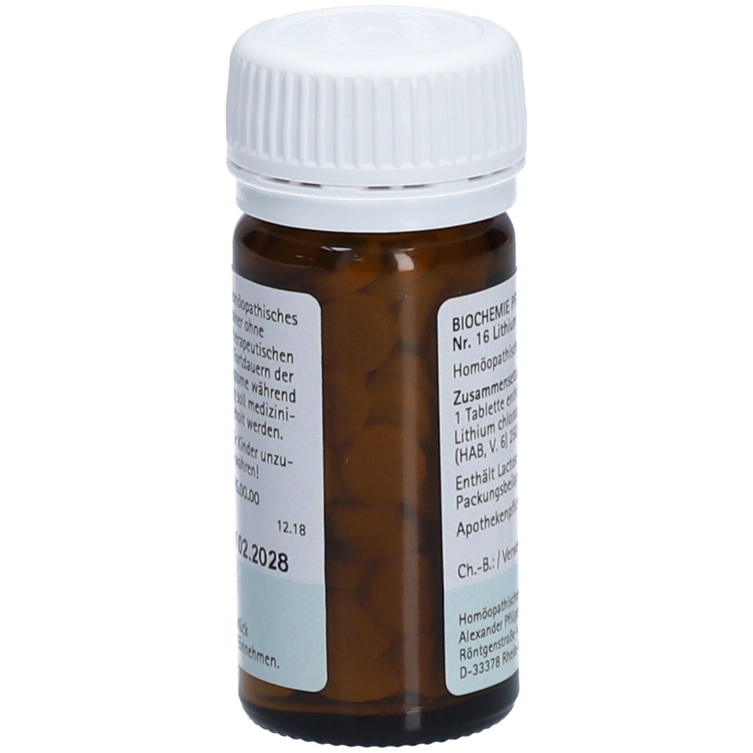 Biochemie Pflüger® Nr. 16 Lithium chloratum D6 Tabletten