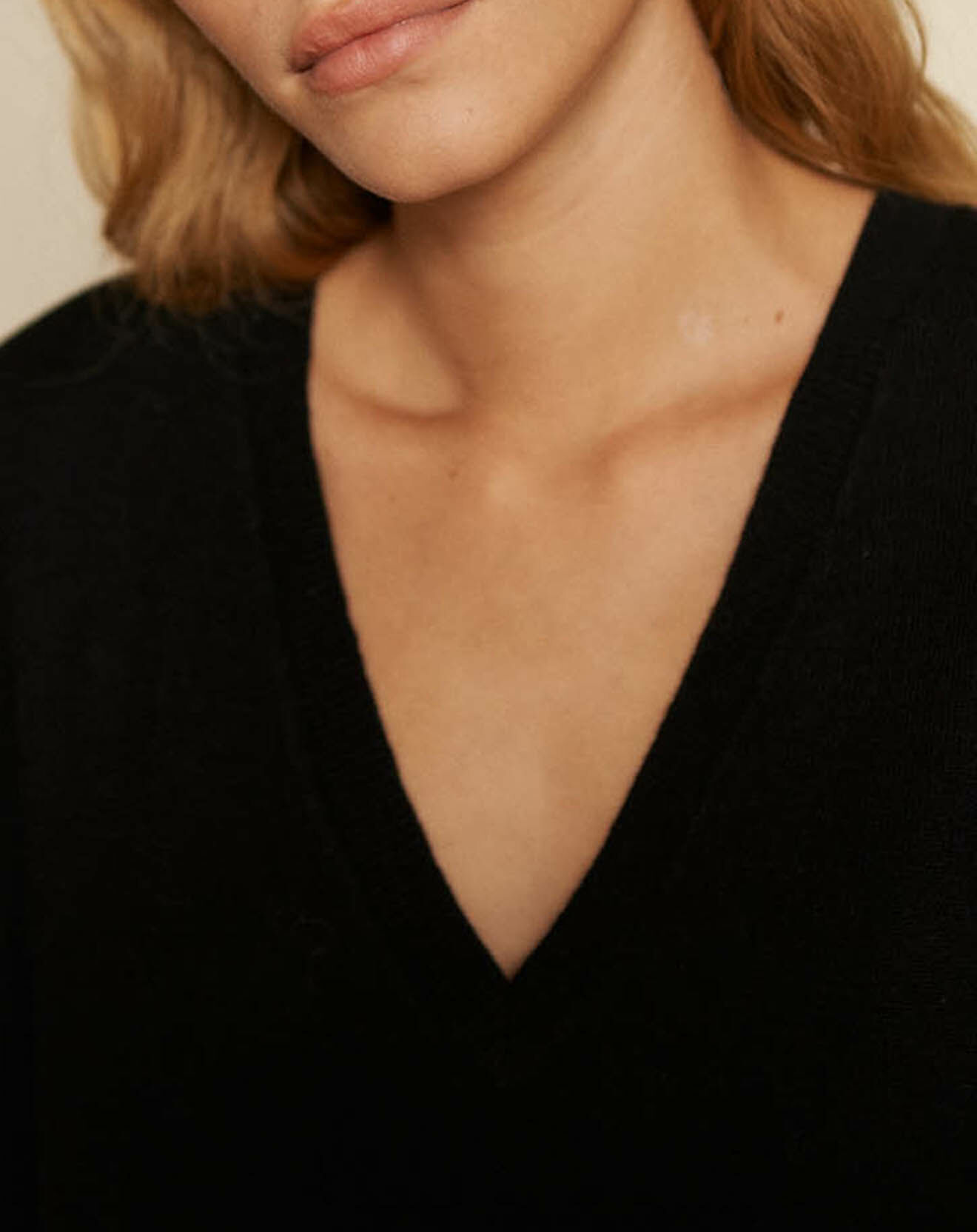 Belair Pull en Laine & Cachemire Palette noir