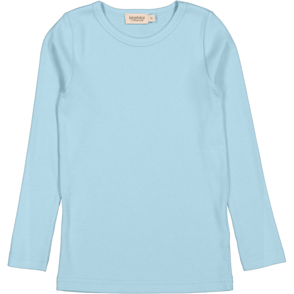 Køb MarMar Modal Fine Rib Heavenly Blue Tani Bluse