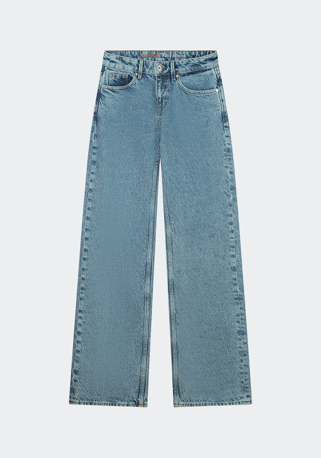 Kuyichi Damen-Jeans Lena Loose Heritage Blue