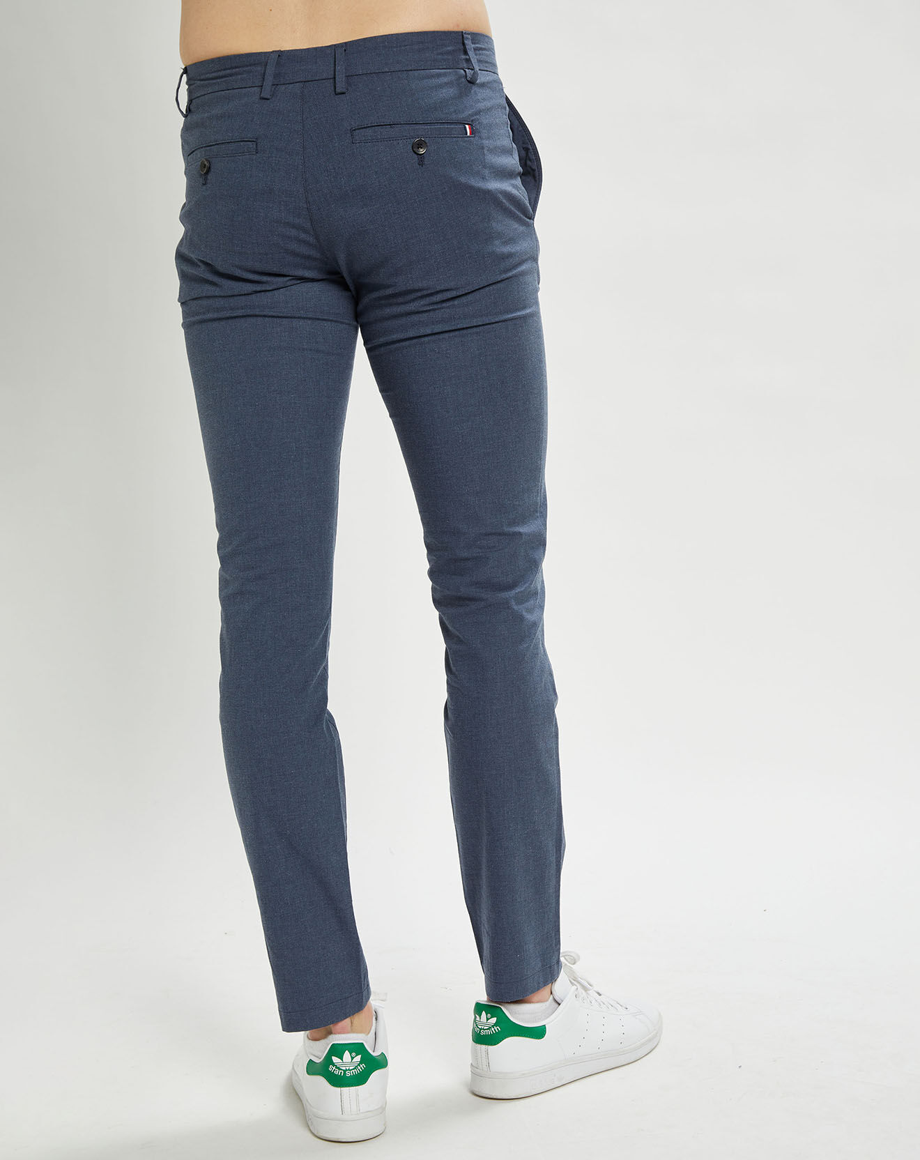 Tommy Hilfiger Pantalon ajusté Bleecker Tropical Look bleu marine