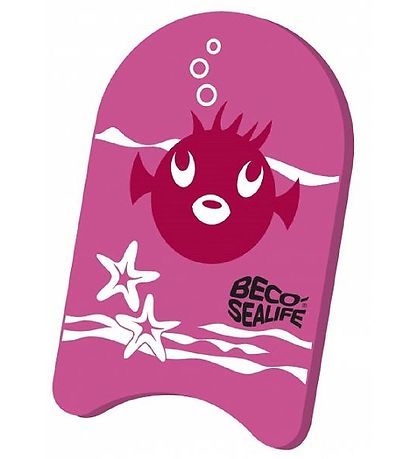 BECO Schwimmbrett - Pink m. Fisch