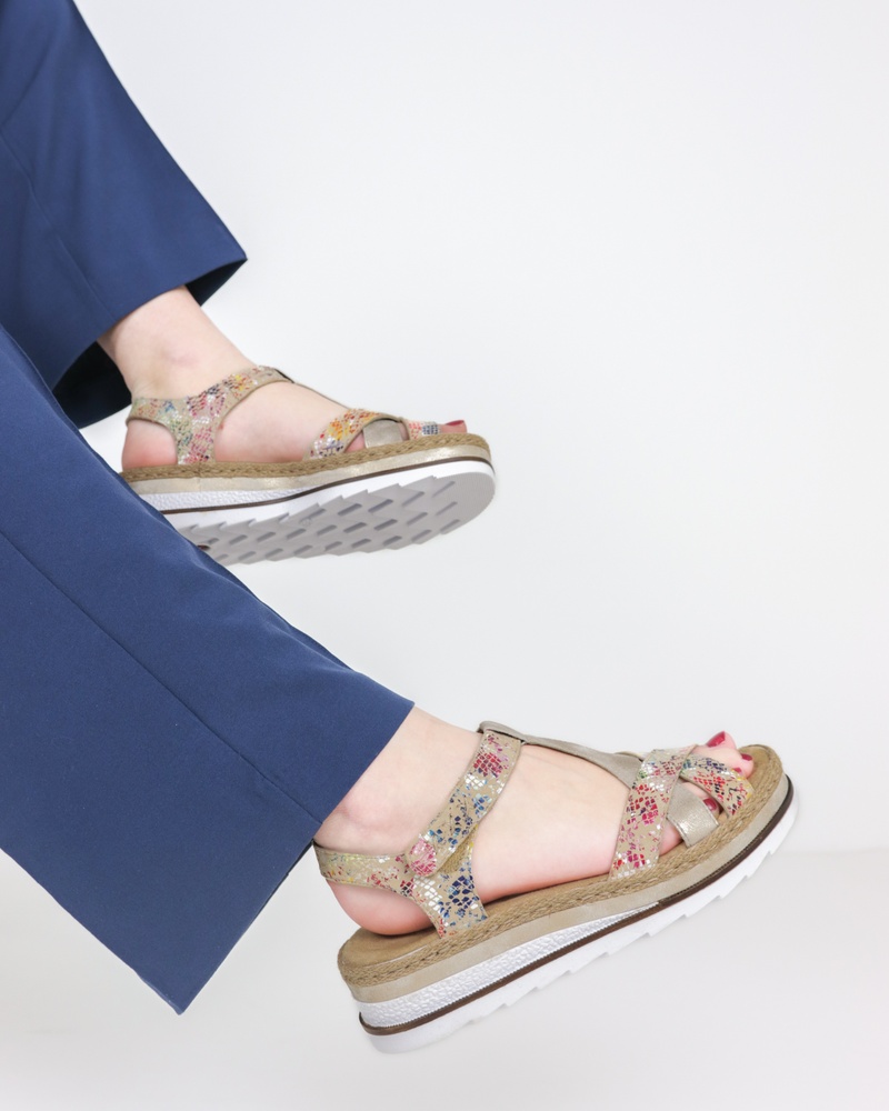 Rieker Sandalen  - beige