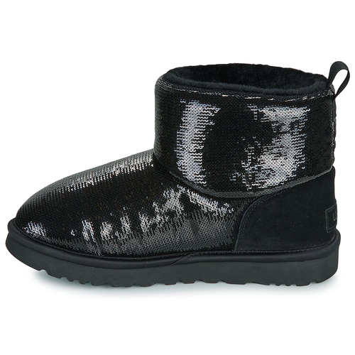 UGG - CLASSIC MINI MIRROR BALL - Noir