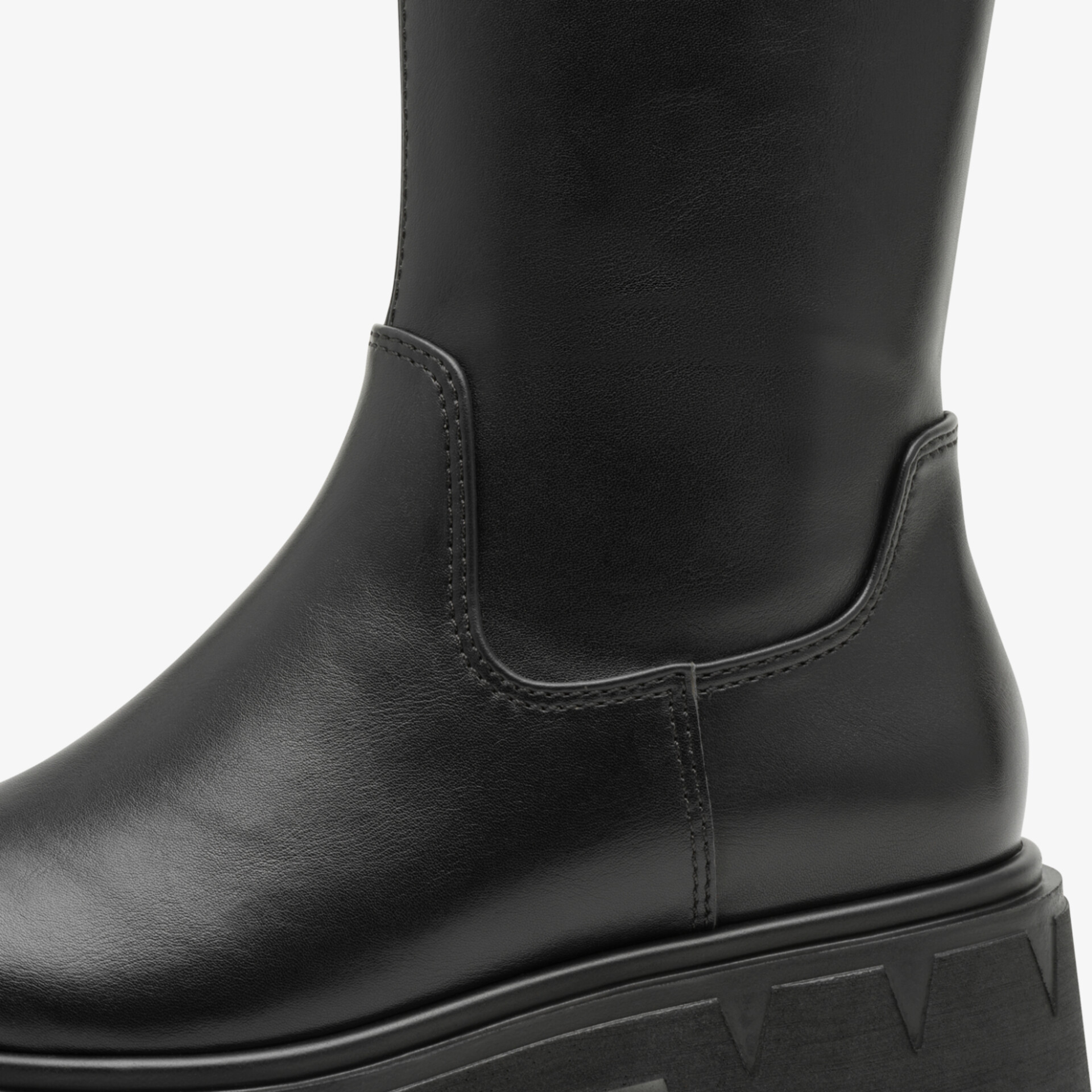 MARCO TOZZI Damen Langschaftstiefel schwarz