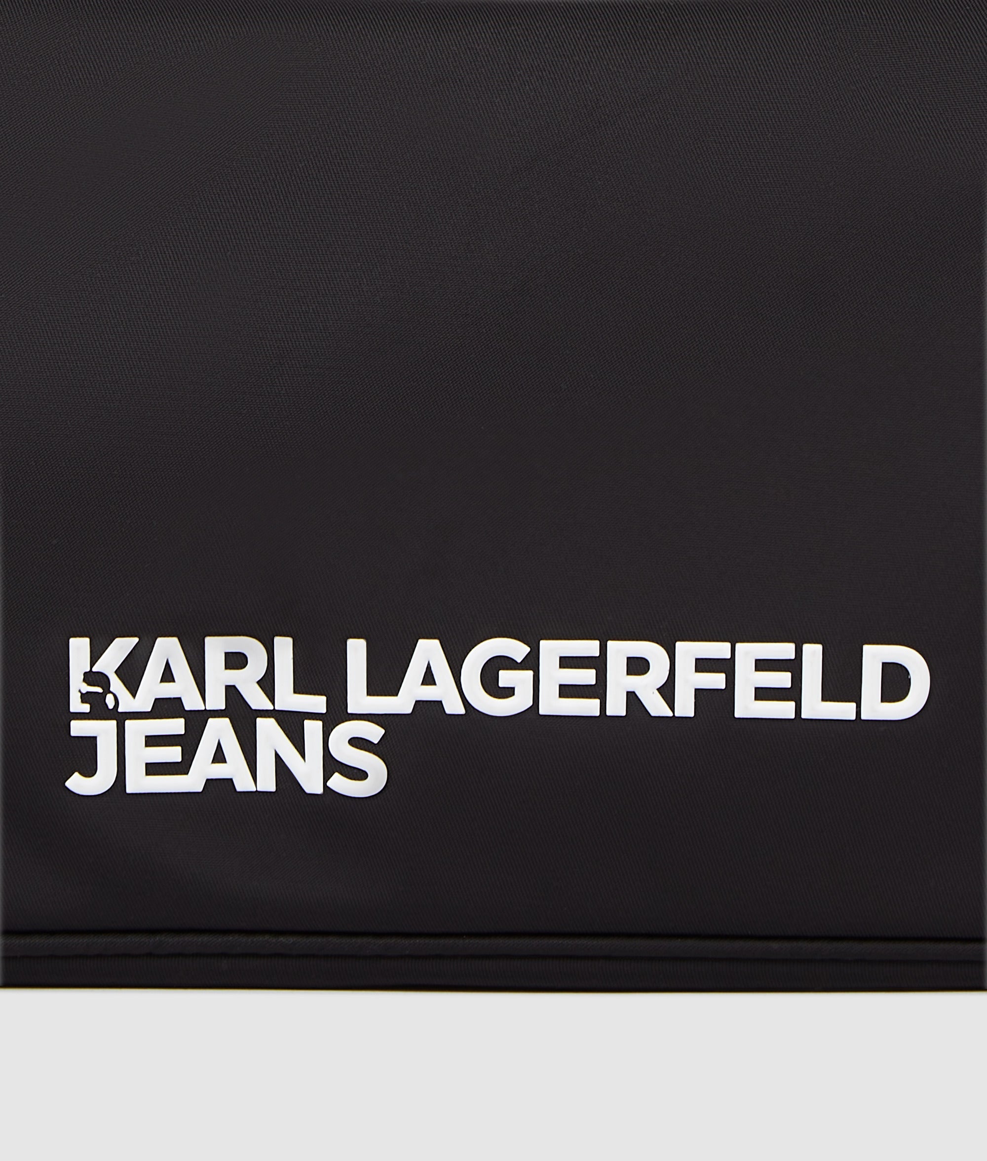 Nylon schoudertas met logo