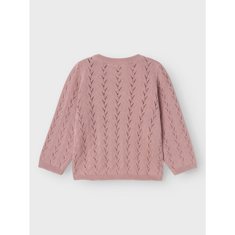 Køb Name It Deauville Mauve Banni Strik Cardigan Noos