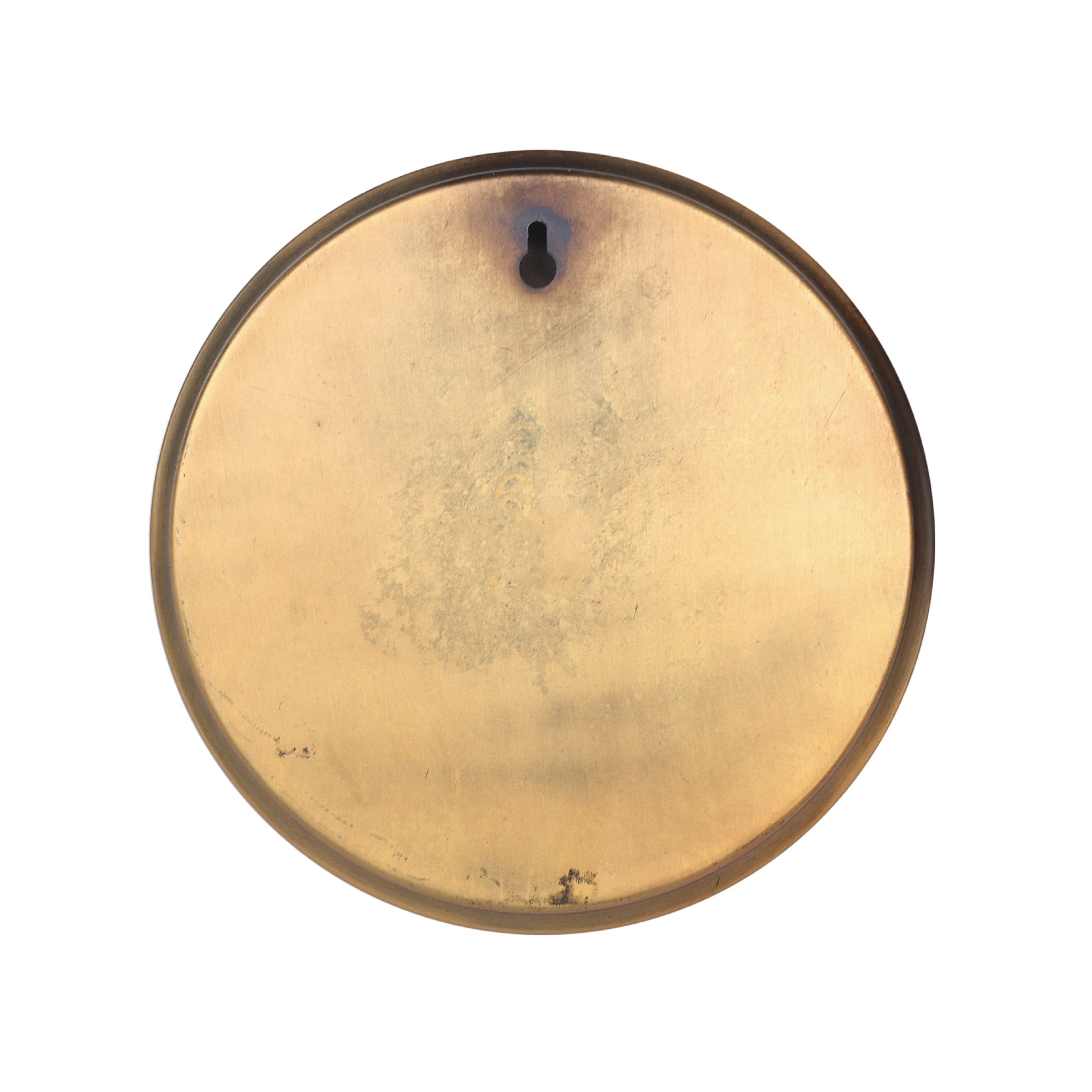 Wandspiegel 'Ingoda', antik gold, Ø 20 cm, T 8 cm von fischer's lagerhaus