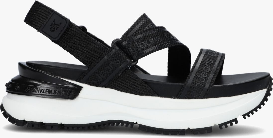 CALVIN KLEIN zwarte calvin klein sandalen hybrid sandal