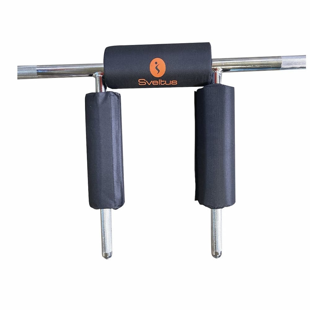SVELTUS Safety squat bar 220 cm + 2 stop-disques