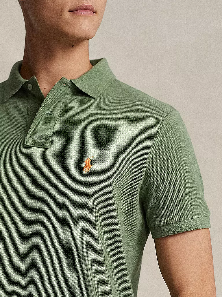 POLO RALPH LAUREN Poloshirt Custom Slim Fit olive