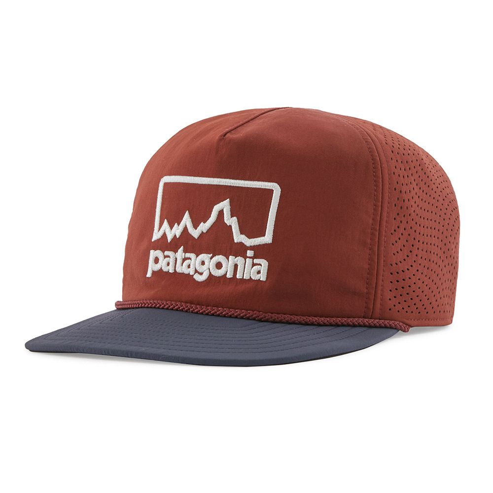 Patagonia SNOWFARER - Casquette outline logo: fox red