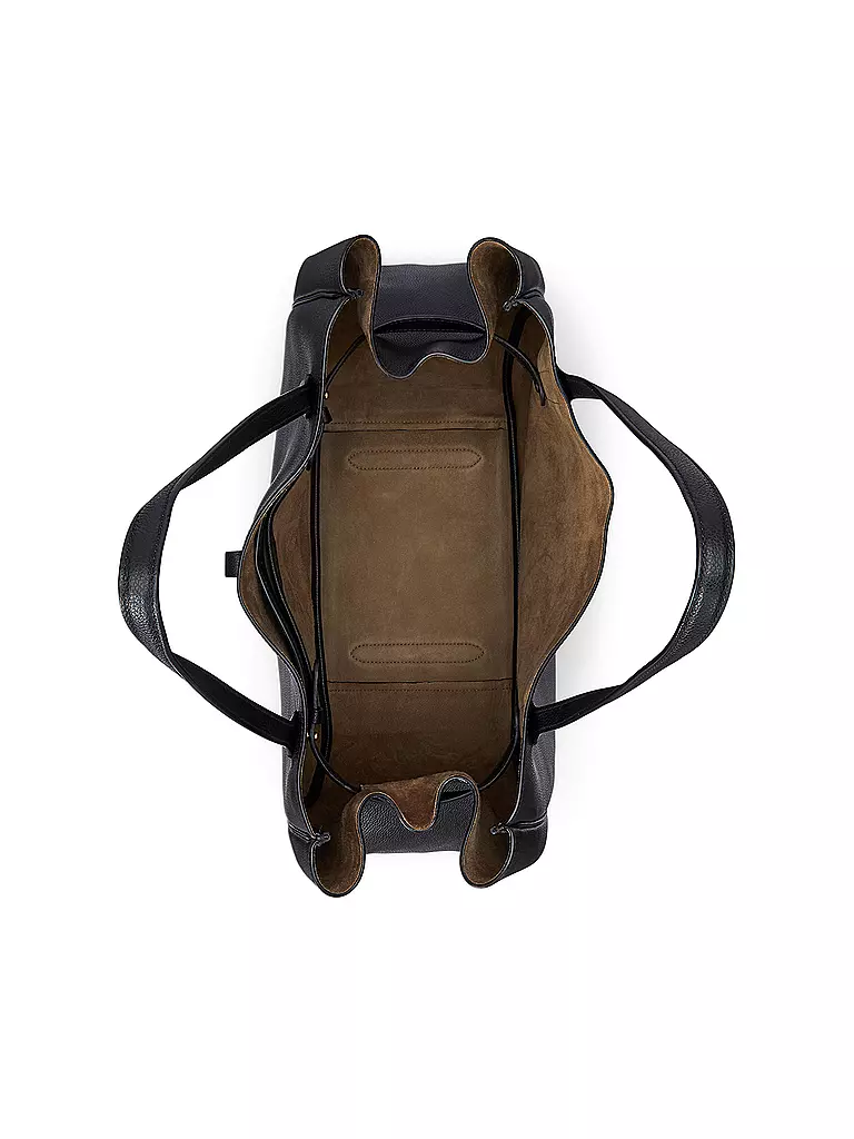 POLO RALPH LAUREN Ledertasche - Shopper schwarz