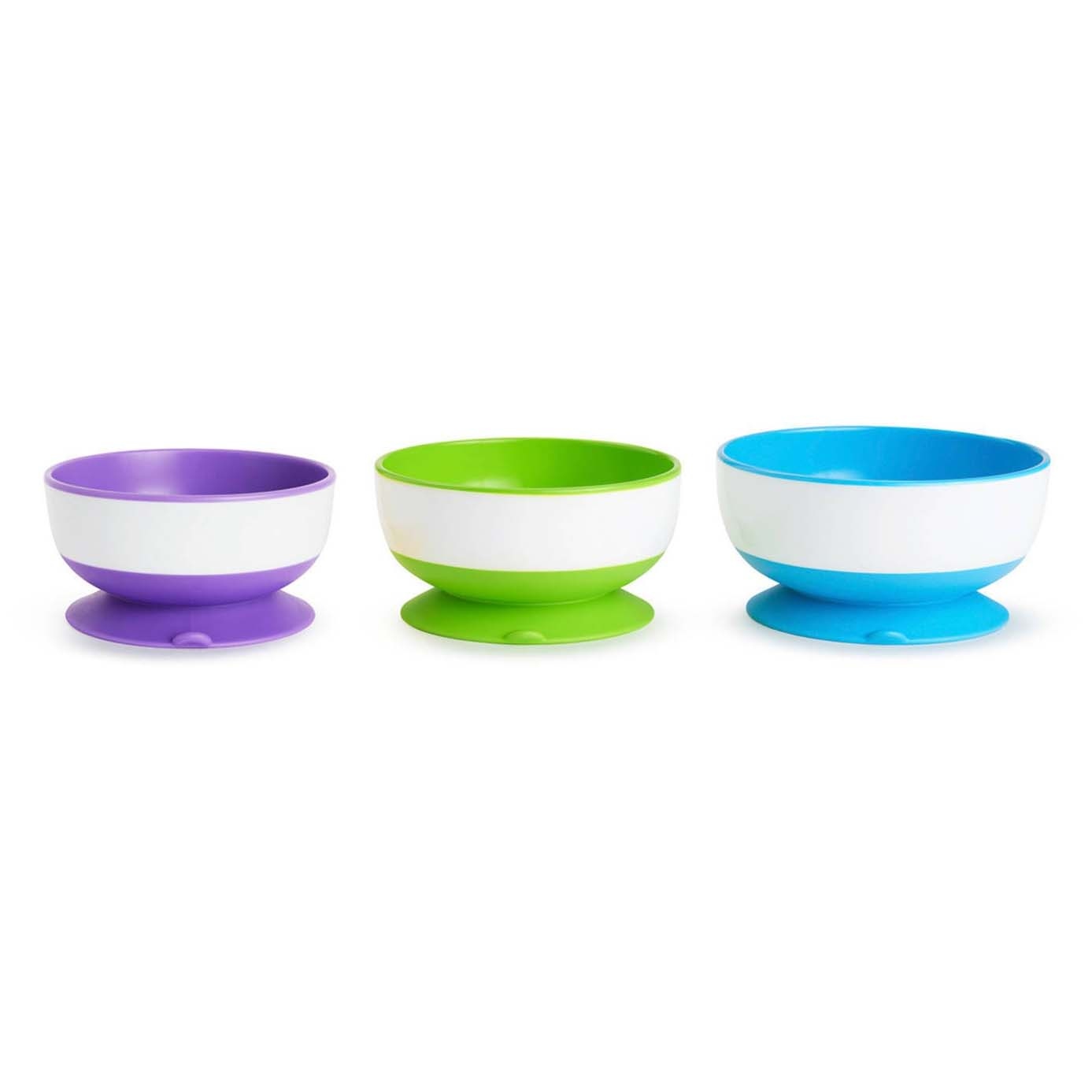 Munchkin bakjes met zuignap 3 stuks 6+ maanden multi