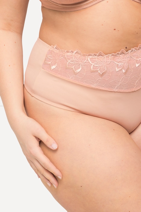 String-Panty, besticktes Mesh