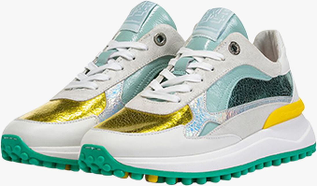 FLORIS VAN BOMMEL groene floris van bommel lage sneakers sfw-10079