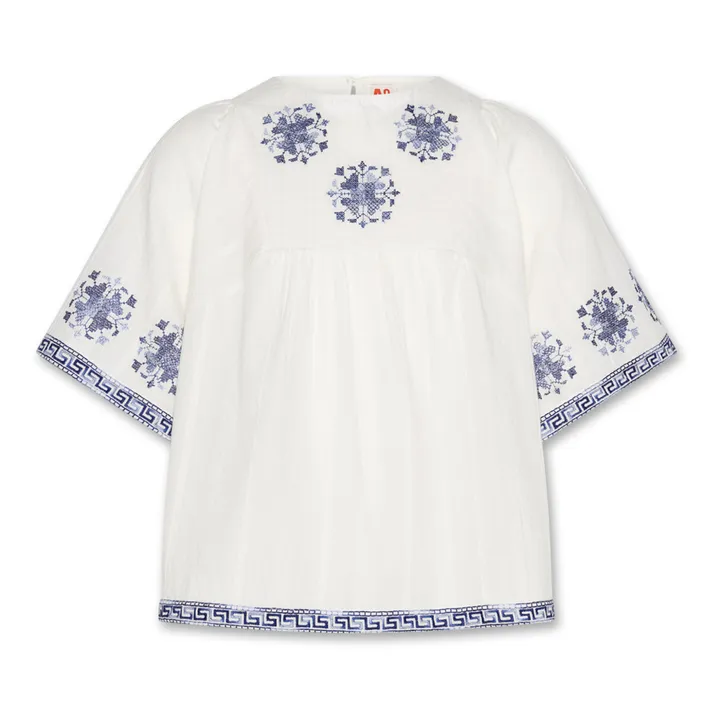 AO76 Blouse Deia Dobby | Blanc