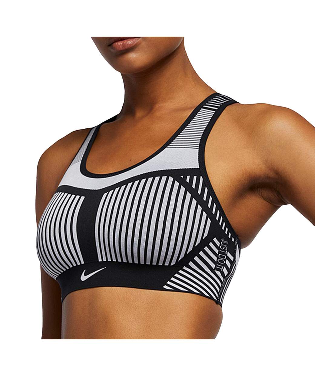Brassière Noir/Blanc Femme Nike Fenom Flyknit