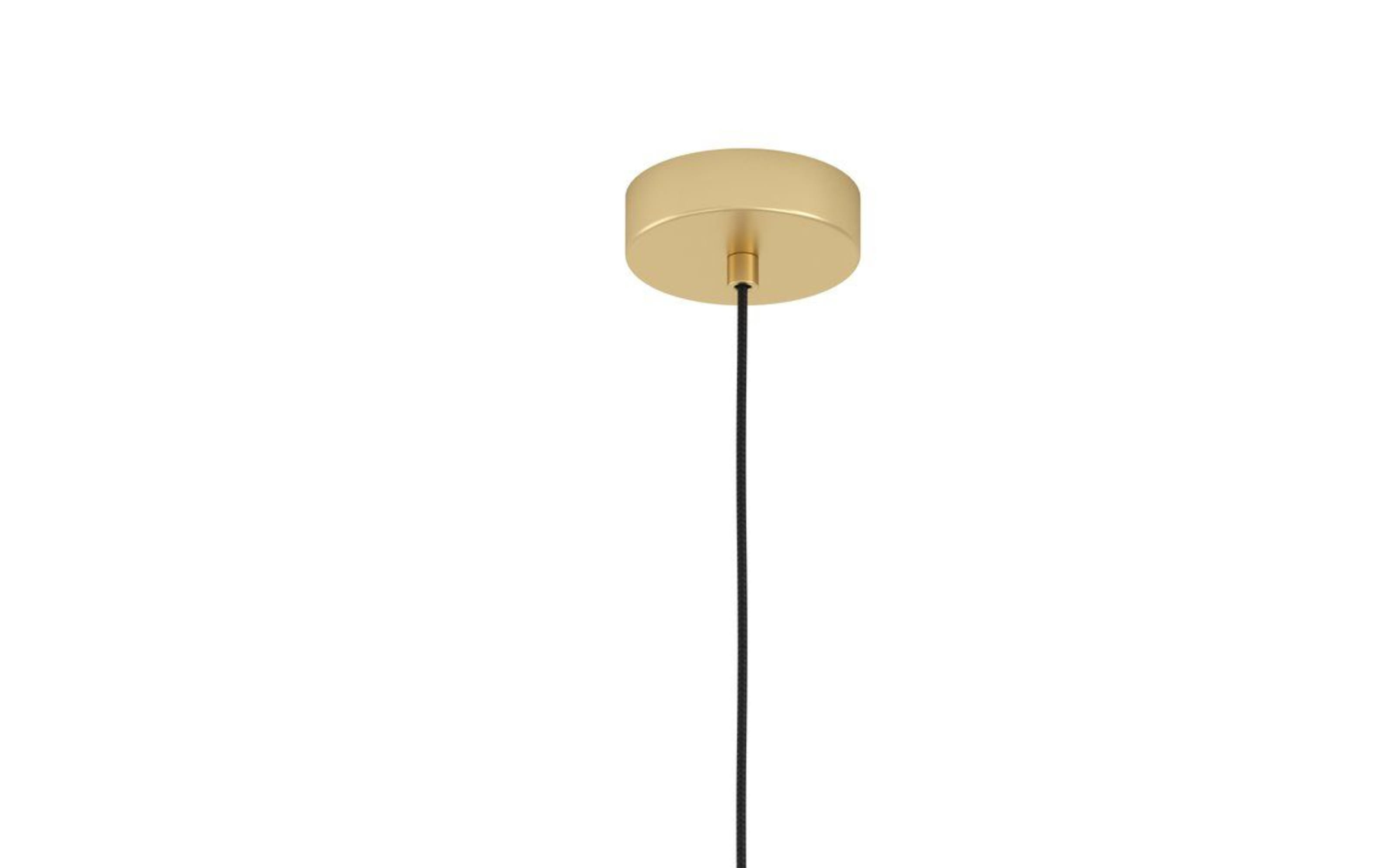 Pendelleuchte Carlton, gold, 39 cm