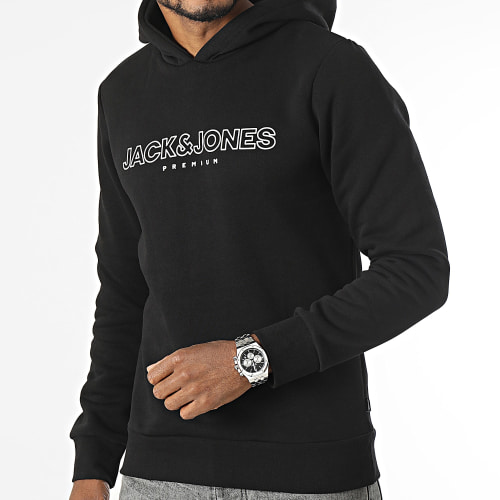 Sweat Capuche Jason Branding Noir