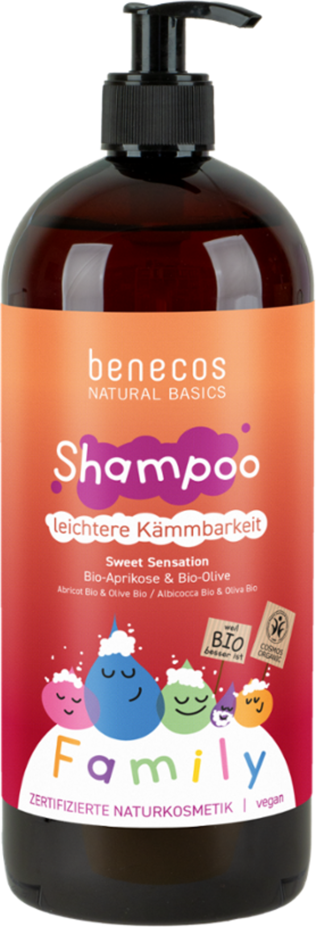 benecos  Family Size Shampoo Sweet Sensation, 950 ml