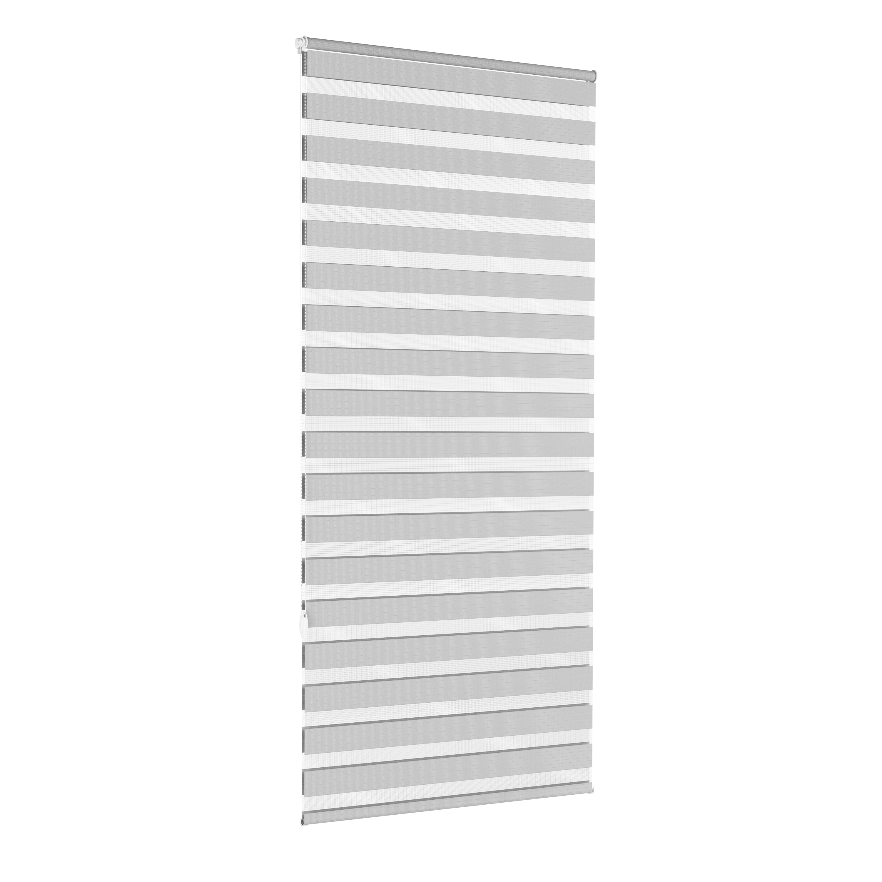 Doppelrollo grau 100 x 220 cm