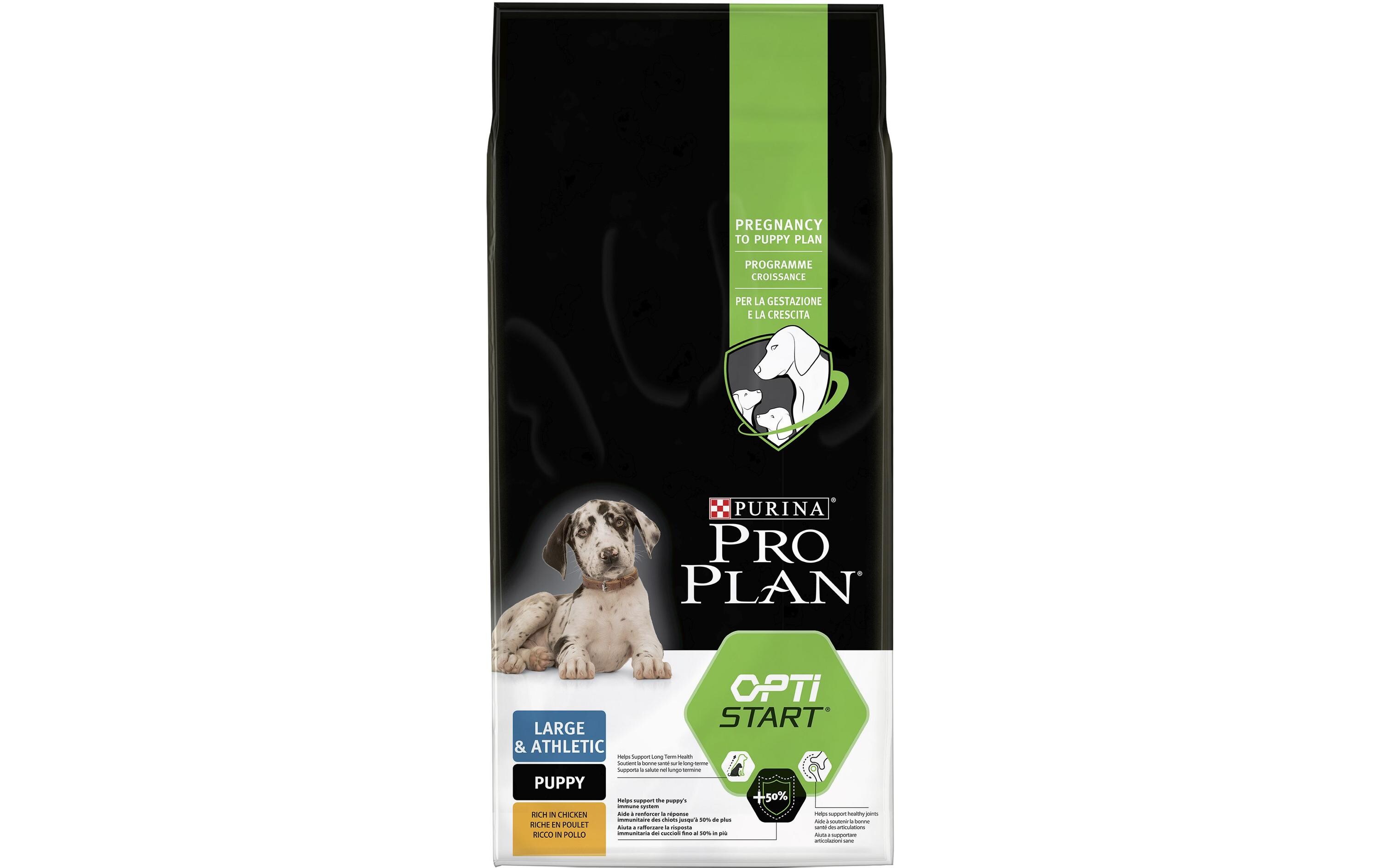 Trockenfutter L Athletic Puppy Healthy Start Huhn, 12 kgAlleinfutter mit grosse Welpen