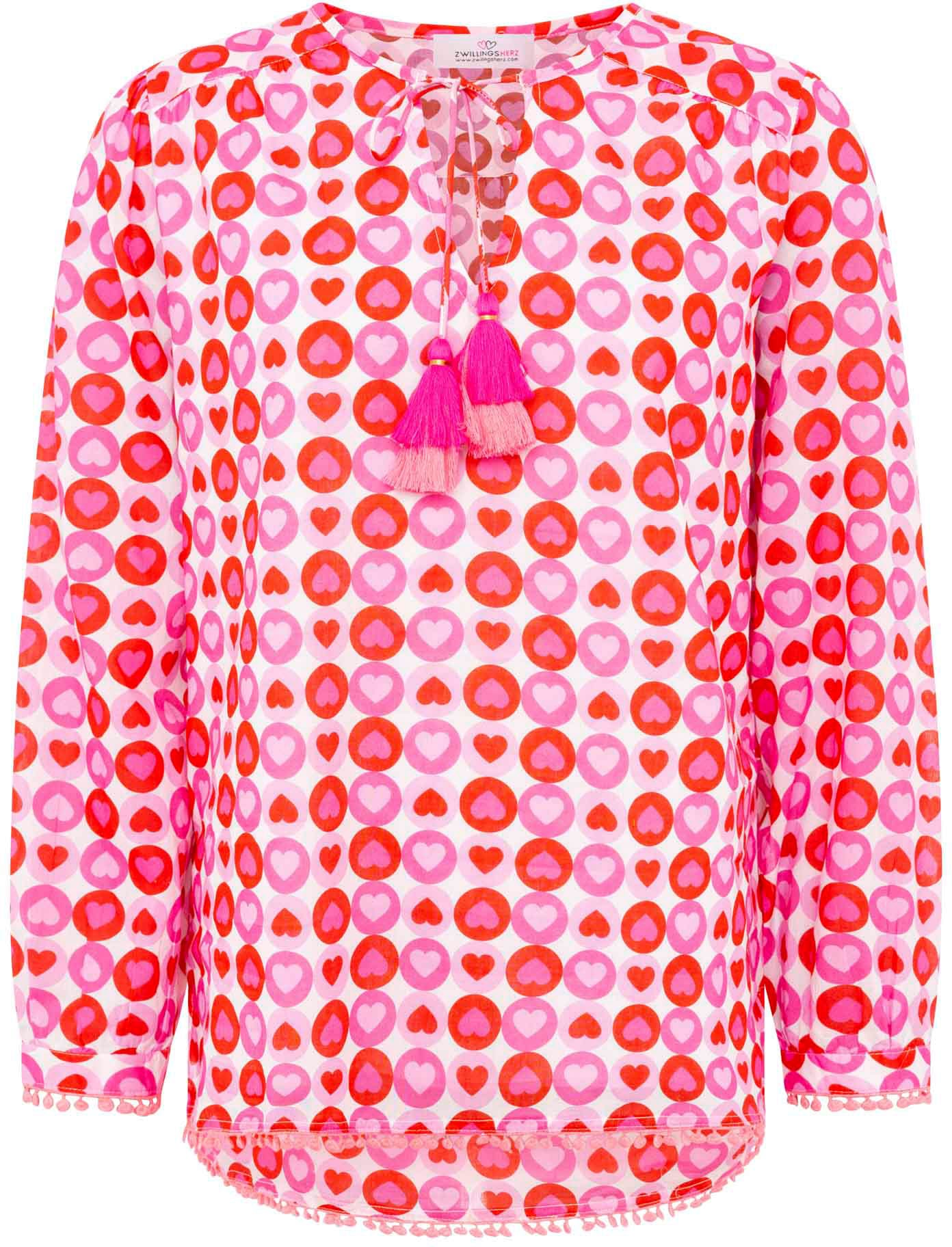 Zwillingsherz Shirtbluse »