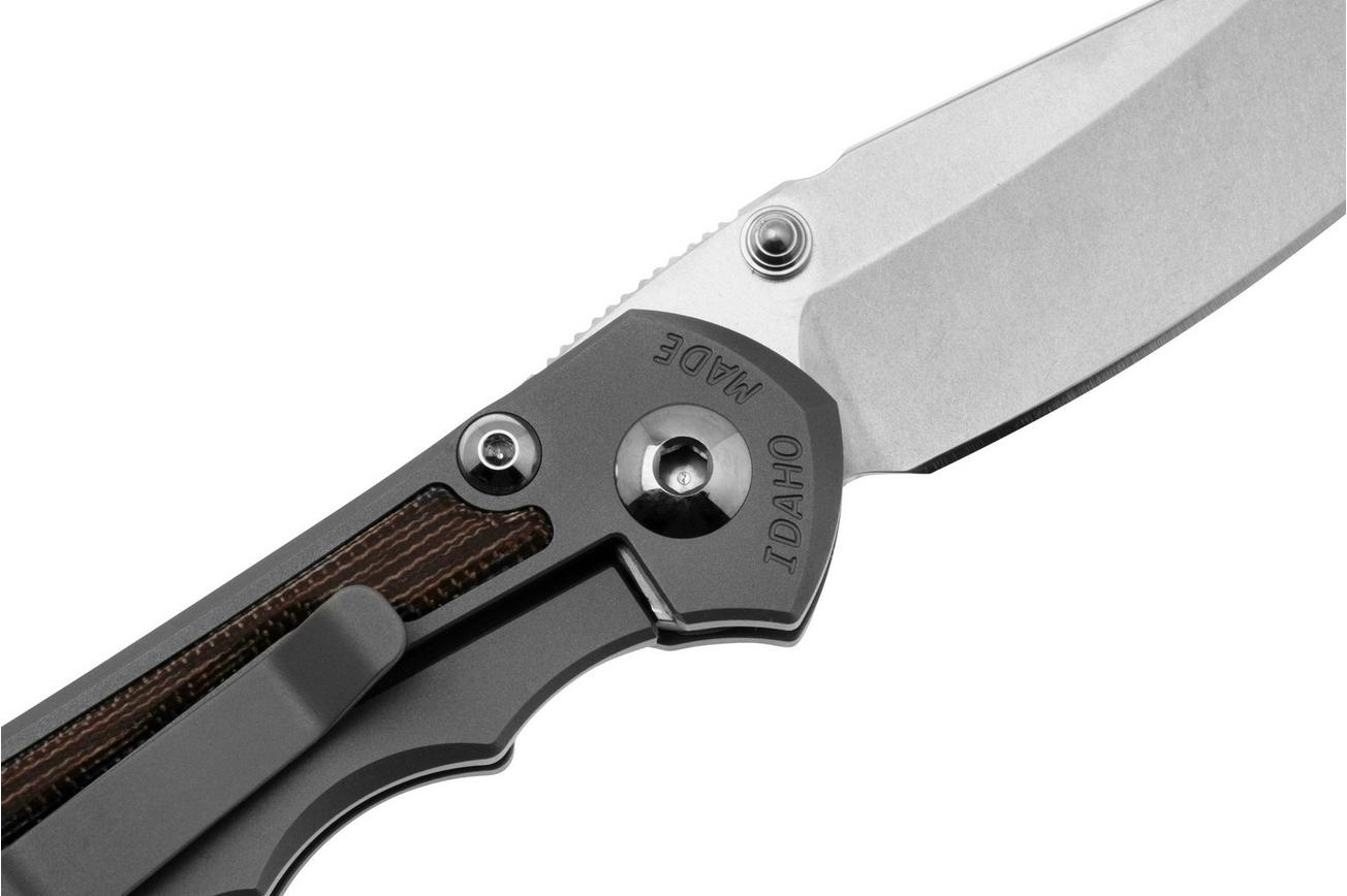 Chris Reeve Small Inkosi SIN-1126 Natural Insingo CPM-Magnacut, Glass Blasted Micarta Inlay, zakmes