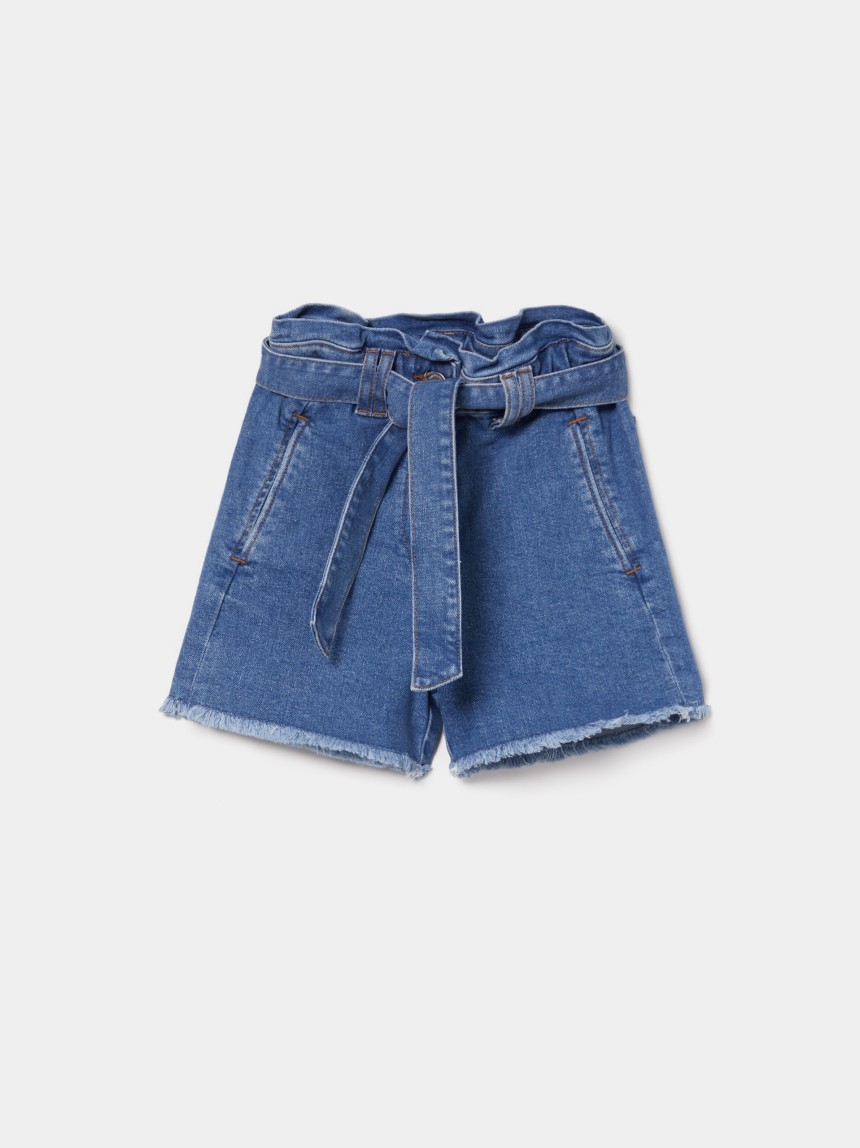 Calções denim