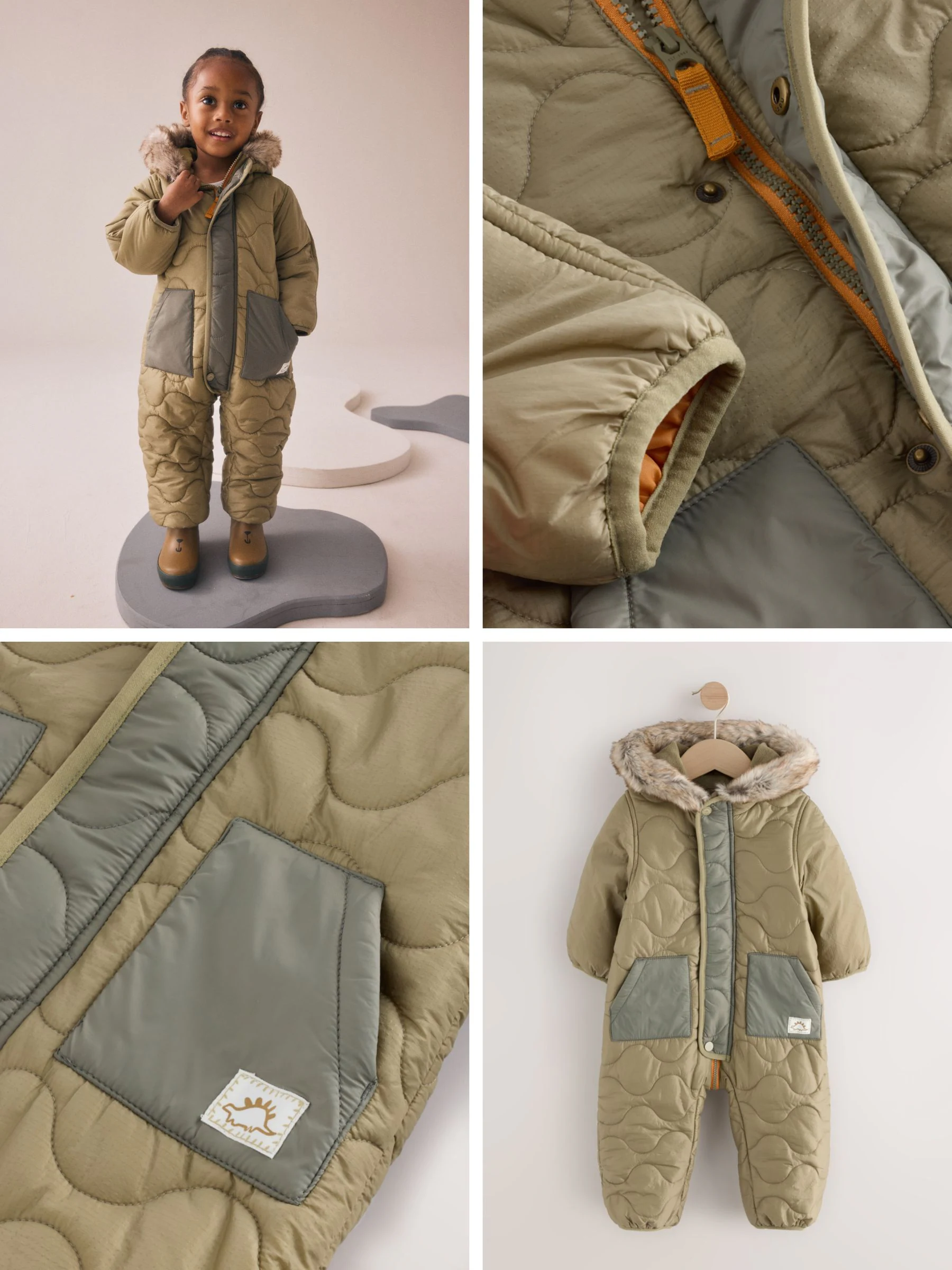 Kakigroen - Regenbestendig sneeuwpak (3 mnd - 7 jr)