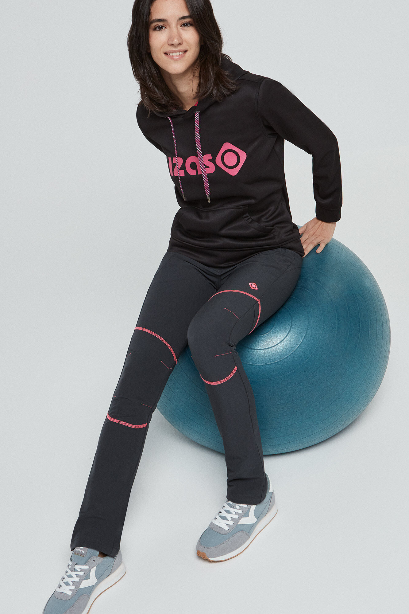 Moletom com logo - Rosa
