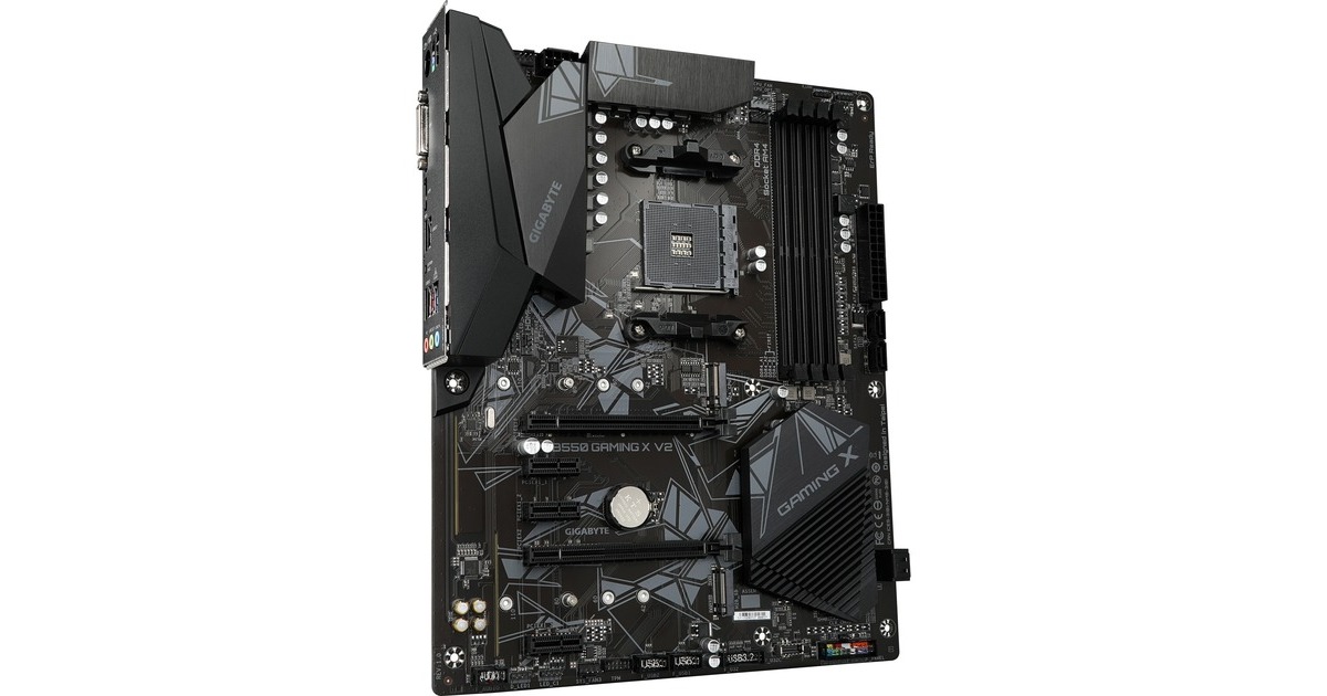 GIGABYTEB550 GAMING X V2 socket AM4 moederbord  (Zwart, RAID, Gb-LAN, Sound, ATX)