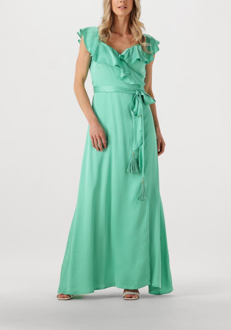 groene nema maxi jurk n162