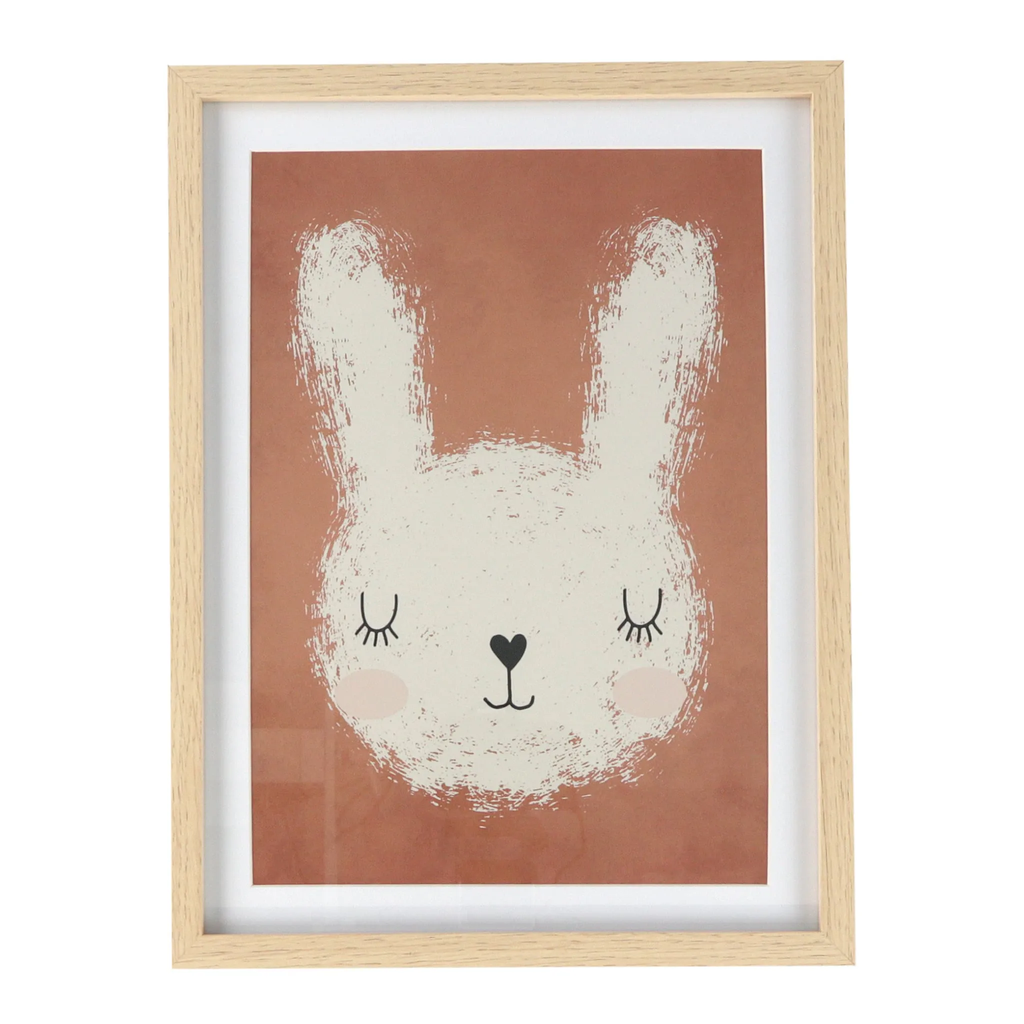 Clément - Maison Cadre Lapin 30x40cm