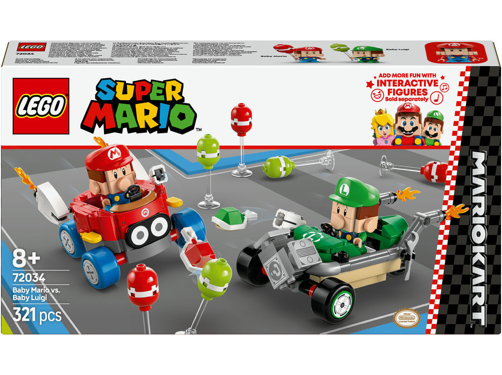 MÁRIO BEBÉ CONTRA LUIGI LEGO SUPER MARIO