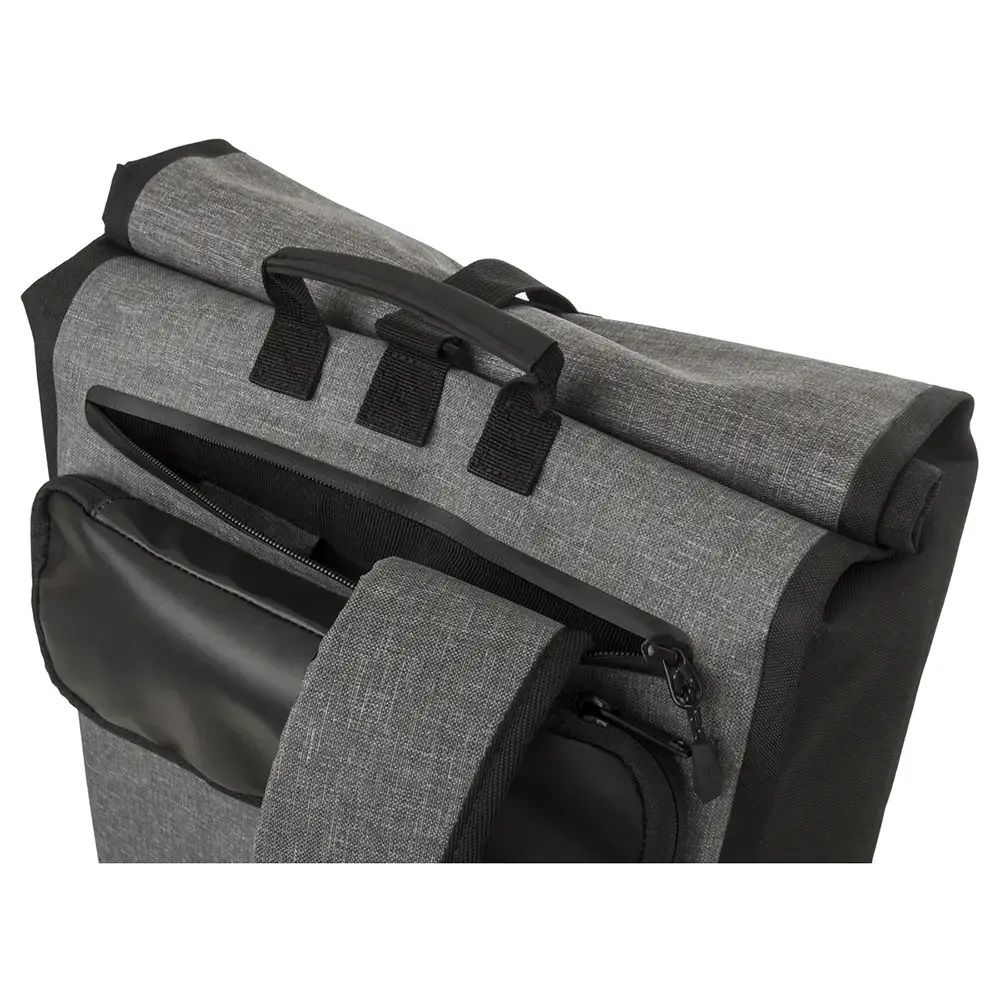 AGU Clean Single Shelter Click'nGo Large 21L Fietstas/Rugzak Grijs