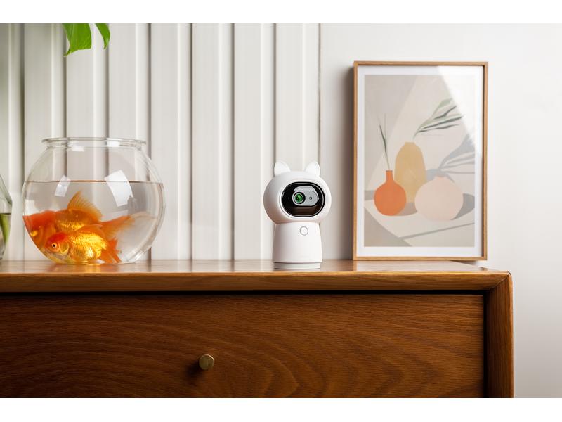 Aqara Motorisierte Netzwerkkamera mit Zigbee Gateway CH-H03 Zigbee WiFi Kamera Hub G3 mit Gesichts- und Gestenerkennung