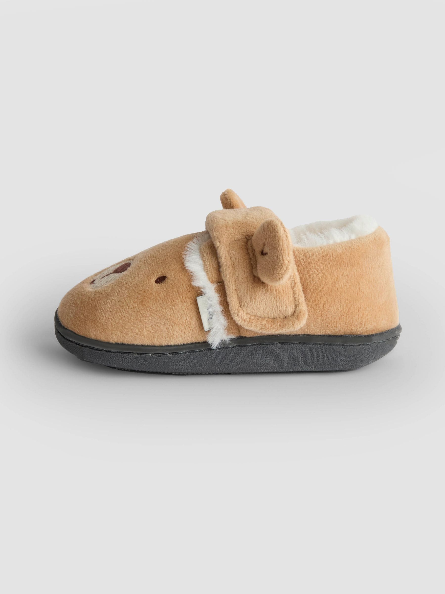 Bruin met beer - JoJo Maman Bébé Slipper Shoe