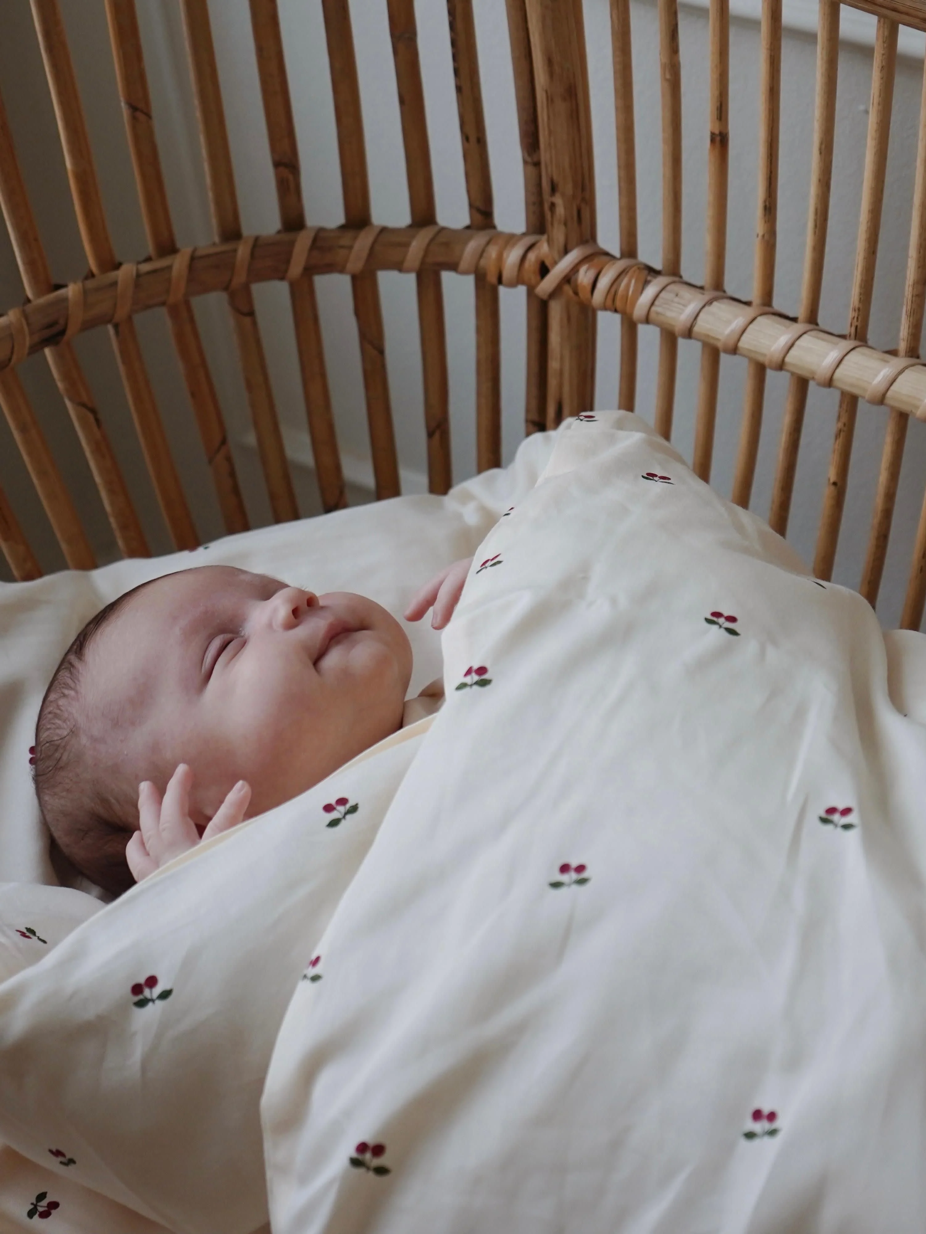 Kinderbeddengoed Cherry van biokatoen, verschillende formaten