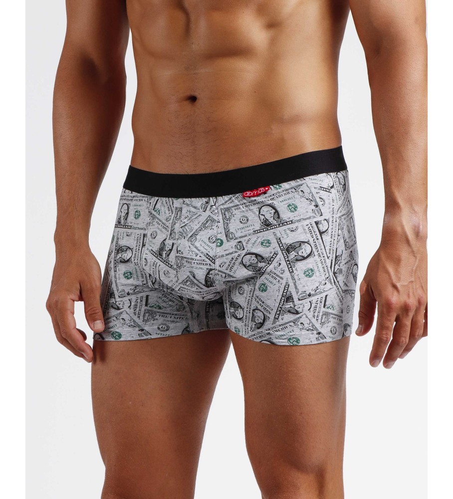 Admas Boxer Economize Dinheiro cinza
