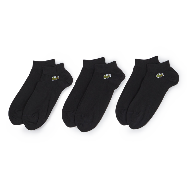 LACOSTE CHAUSSETTES X3 QUARTER LOGO