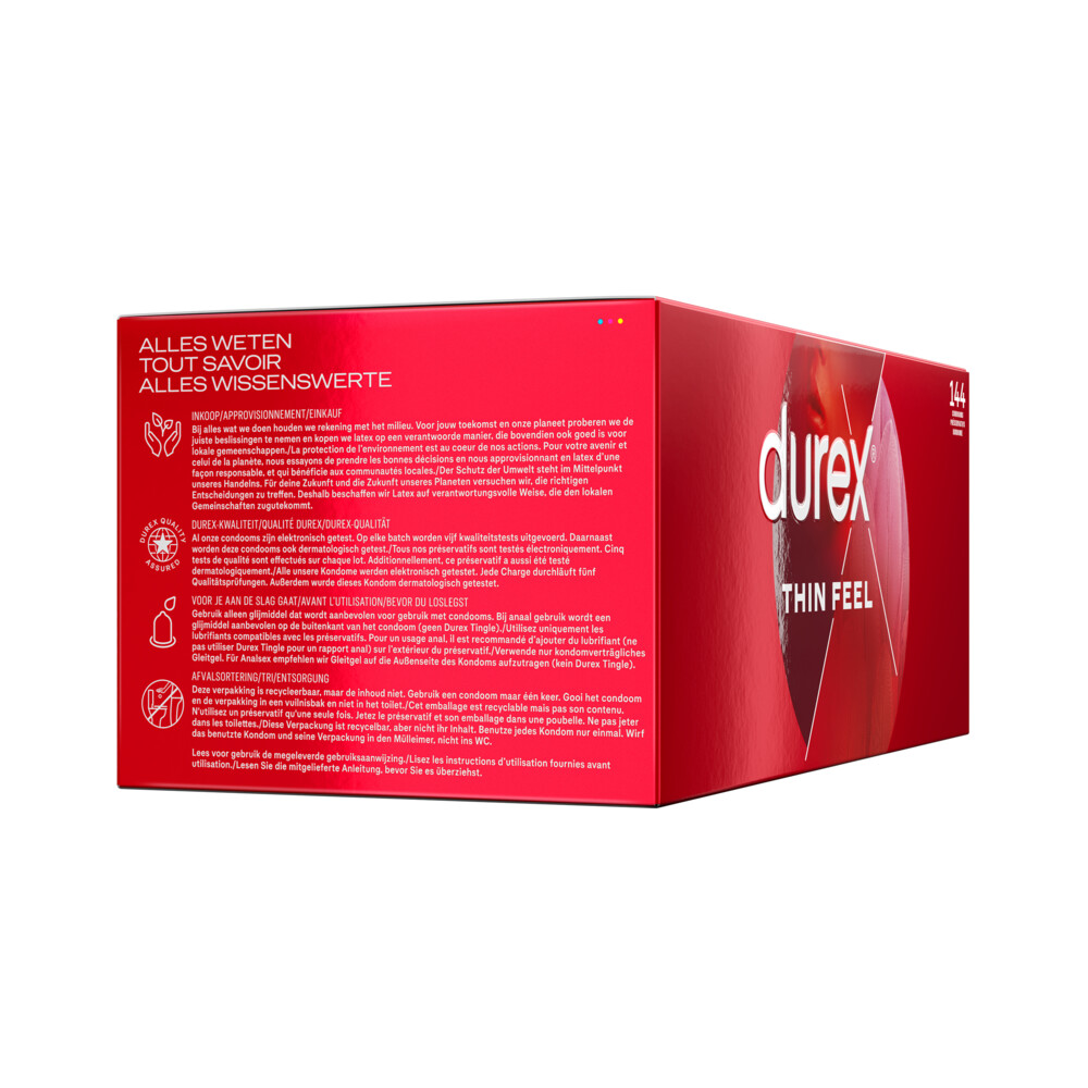 Durex Condooms Thin Feel 144 stuks